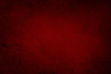 Red textured concrete grunge dark wall background