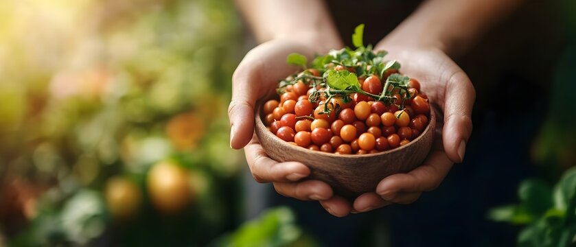 Sustainable Development Goals for Alleviating Poverty and Achieving Zero Hunger Photography Concept with Copy Space for Text  Showcasing the importance of environmental conservation organic farming