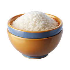 bowl of rice 3d icon