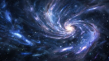 Cosmic Swirl: A Galaxy's Embrace