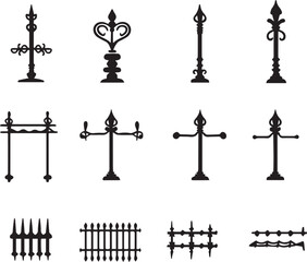 Pegions on wire silhouettes graphic vector