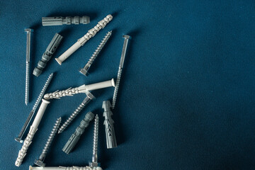 Dowels and bolts for fixing various structures.