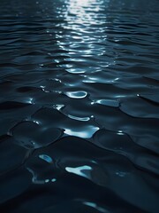 water reflection disco ball, blue disco ball Dynamic liquid background in gradient. Ai image light ball, background , 