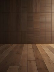 wooden floor and wall disco ball, blue disco ball Dynamic liquid background in gradient. Ai image light ball, background , 