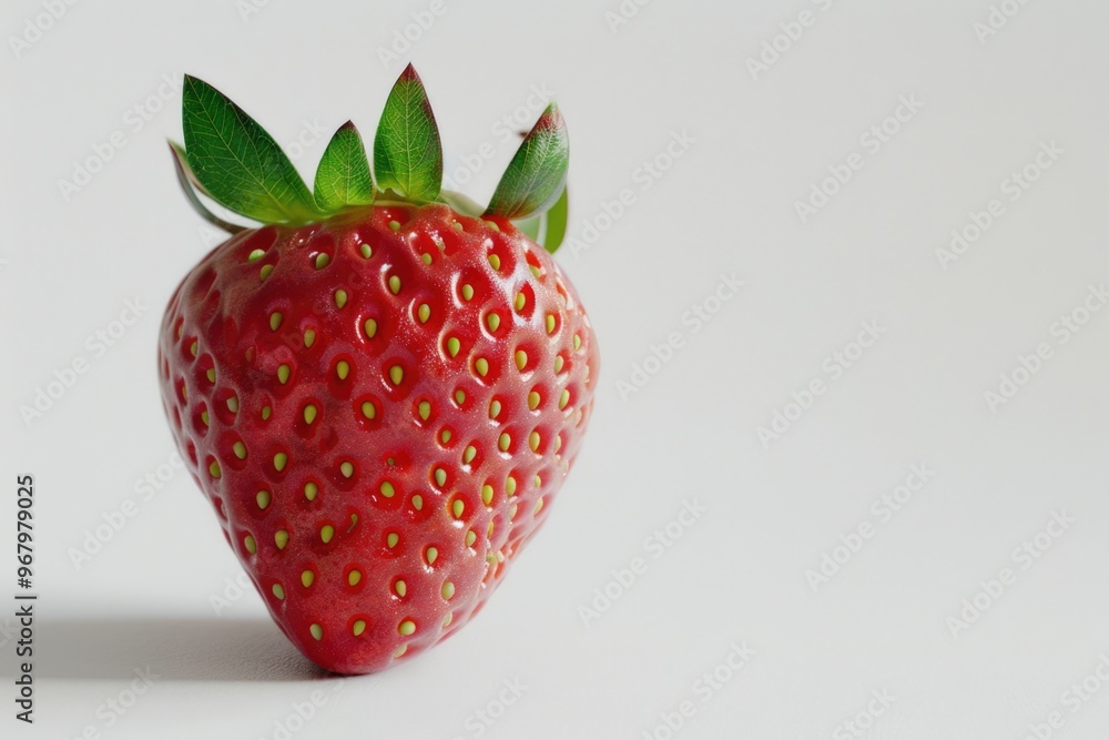 Canvas Prints Fresh strawberry on a white background