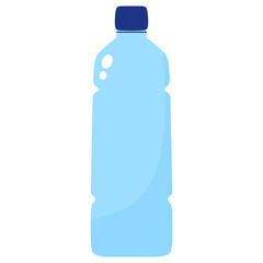 Water bottle flat style