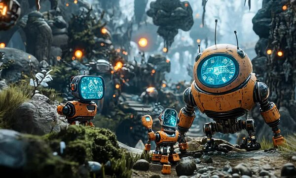Robots in a Mystical Forest