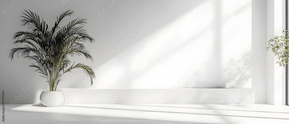 Poster clean and minimalist website design with modern user interface and sleek web aesthetics on white bac