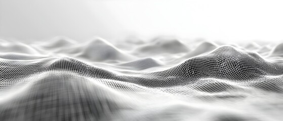 Futuristic 3D wireframe structure representing the layout and design of a website or digital interface  This abstract geometric