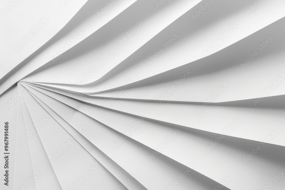 Poster a clock mounted on a white wall, ideal for use in interior design or time-related concepts