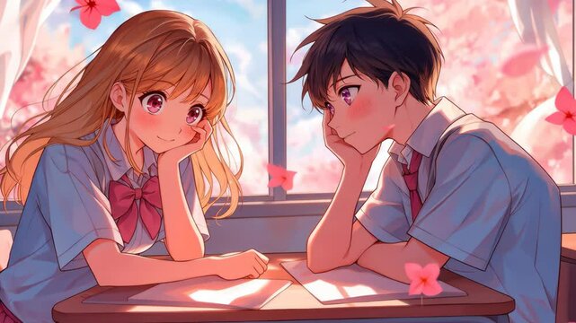 Anime Couple In Love
