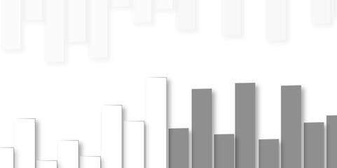 Graph texture white lines on white background black and white backdrop illustration. Gray perspective 3d geometric background. Vector background can be used in cover design, book design, poster, CD.