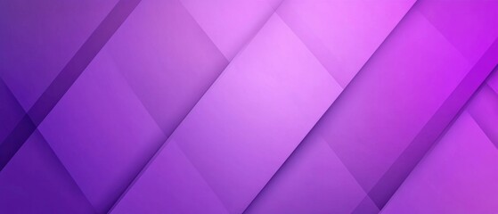 Purple Gradient Background with Geometric Shapes: Abstract Design and Minimalist Style