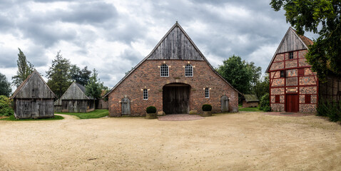 Obraz premium Bauernhof in Vreden, Deutschland.