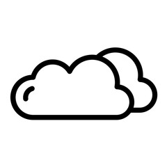 Cloud vector icon style