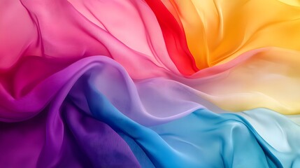 Obraz premium Abstract background with colorful wavy shapes, wood grain, dark brown and orange, light teal and beige, flowing fabric-like style