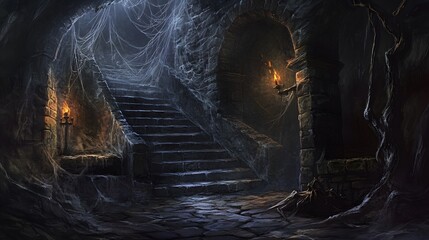 Fototapeta premium Halloween, Haunting, Witches, Ghosts, Haunted, Vampire, Cemetery, Pattern Background, Wallpaper, Cover and Screen for Smartphone, PC, Laptop, 9:16 and 16:9 Format