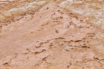 Texture Cracks Clay Sand Curves Chalk Deposits Nature