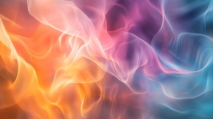Fototapeta premium Abstract Colorful Swirls and Waves Background