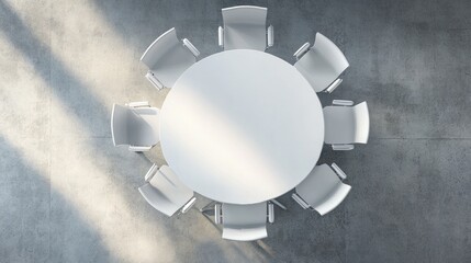Round Table with Chairs