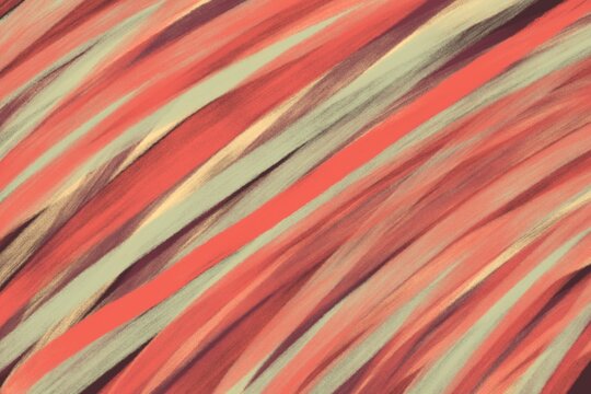 Abstract diagonal brush strokes in warm tones