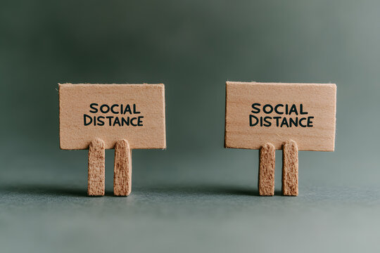 Social Distancing Saves Lives Reminder, Public Health and Safety Measures