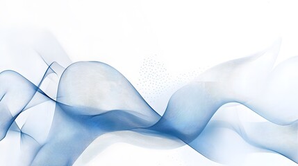 Abstract blue and white background vector presentation design with line waves