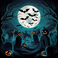 Skull silhouette cut out vector emblem Halloween t-shirt design costume creative hallowen event Eye-catching high-quality Illustration Black cat Pumpkin, t-shirt design vector. Ready for print design.