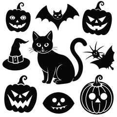 set of halloween icons