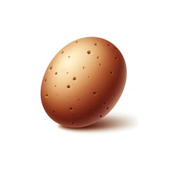 Fresh organic natural potato, flat illustration, fresh vegetables for food graphics resource, online ecommerce shop