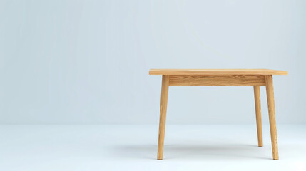 Office desk in minimalist style, product shot with white background, emphasizing simplicity and elegance. 32k, full ultra HD, high resolution