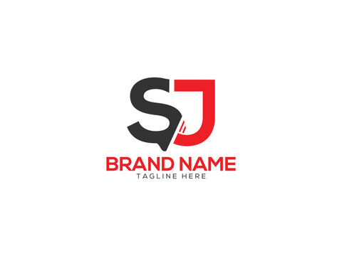 SJ Letter Logo design Vector Art, Icons, and Graphics