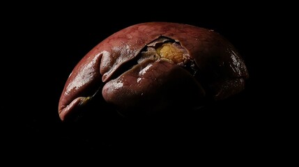 The Impact of Alcohol on the Liver Revealed in Medical Illustration