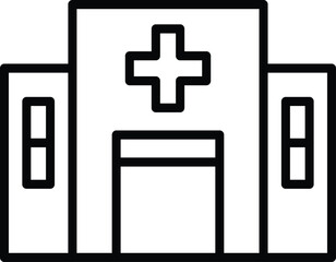 Obraz premium health and medical icon hospital