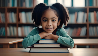 child, school, books, kid, education, neu, afro, back to school, portrait, library, close up, new, cute, book, student, study, boy, reading, learning, learn, studying, homework, ad, kaukasier, photo, 