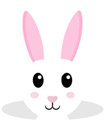 Fototapeta premium Rabbit Icon .Easter Bunny or Easter Rabbit