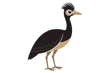 Kori Bustard clean silhouette color U.eps