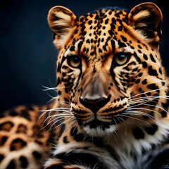 Fototapeta premium portrait of a leopard