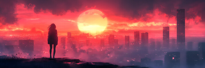 Fototapeta premium Stylish Abstract Anime Wallpaper – Creative and Bold Designs