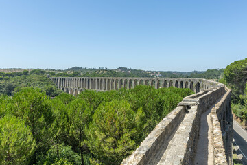 Fototapeta premium Tomar Aqueduct or Aqueduto de Pegoes