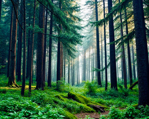 Obraz premium path in the forest