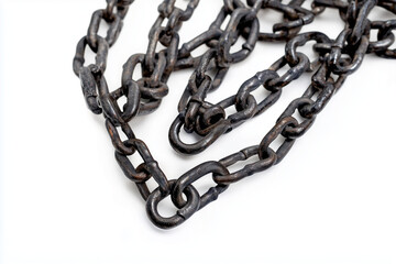 Obraz premium chain isolated on white