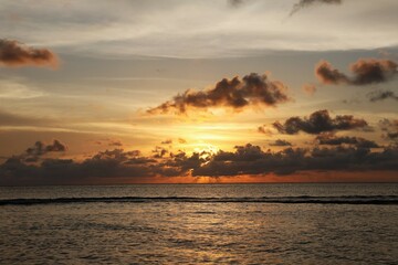 Fototapeta premium sunset on the beach