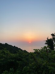 sunrise over the sea