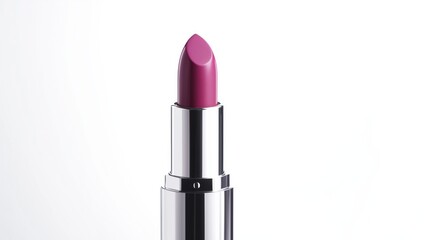 Pink lipstick isolated on a white background