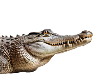 Crocodile isolated on transparent background