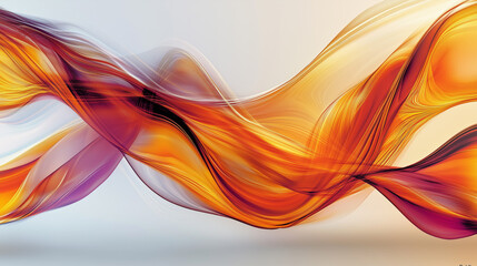 Fototapeta premium Smooth transitions and flowing forms in fluid design