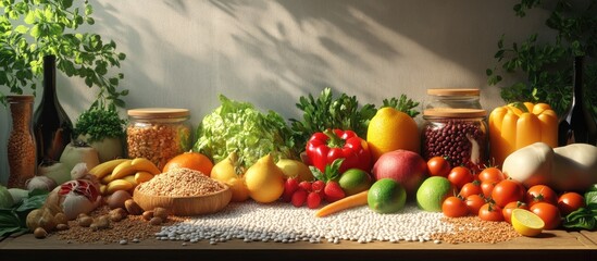 3D rendering of food consumption for data visualization purposes