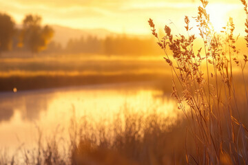 Fototapeta premium Calming, soothing landscape wallpaper