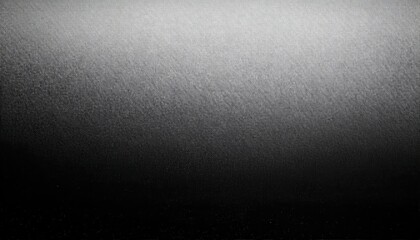 Abstract Metallic Texture. Gradient of Black and Silver with Fine Grain Pattern, Reflecting Soft Light from the Top, Creating a Subtle Sense of Depth and Elegance in an Industrial Design Setting
